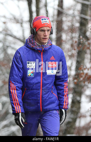 Bischofshofen, Austria. 05th Jan, 2016. Kenneth Gangnes of Norway is seen during the fourth stage of the Four Hills ski jumping tournament in Bischofshofen, Austria, 05 January 2016. PHOTO: DANIEL KARMANN/DPA/Alamy Live News Stock Photo