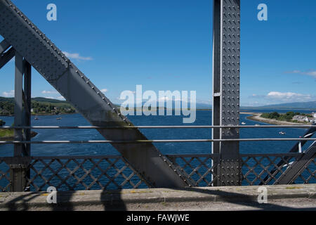 A view across Loch Etive from the Connel bridge. Argyll, Scotland. Stock Photo