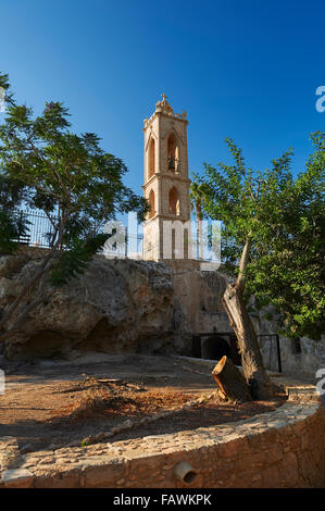 Bell tower of the ancient monastery in Ayia Napa, Cyprus Stock Photo