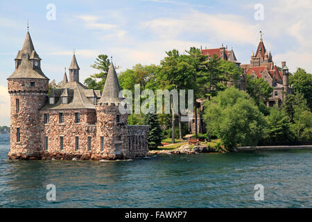 Boldt Castle Island, One Thousand Islands, New York State, USA Stock Photo