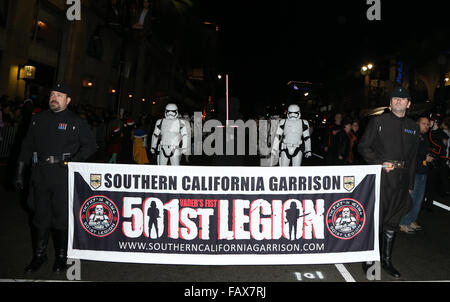 2015 Hollywood Christmas Parade Car shots  Featuring: Atmosphere Where: Hollywood, California, United States When: 30 Nov 2015 Stock Photo