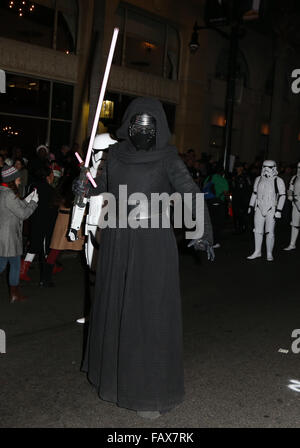 2015 Hollywood Christmas Parade Car shots  Featuring: Atmosphere Where: Hollywood, California, United States When: 30 Nov 2015 Stock Photo