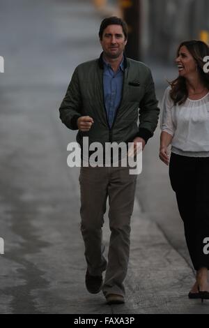 The Ridiculous 6 cast seen arriving at the ABC studios for Jimmy Kimmel Live!  Featuring: Luke Wilson Where: Los Angeles, California, United States When: 30 Nov 2015 Stock Photo