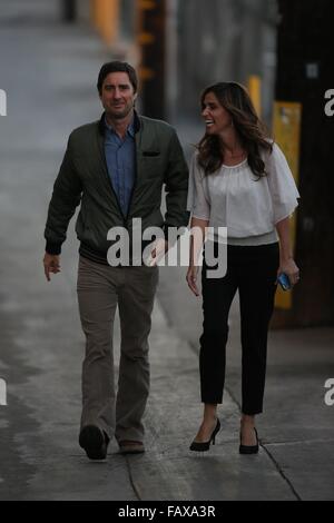 The Ridiculous 6 cast seen arriving at the ABC studios for Jimmy Kimmel Live!  Featuring: Luke Wilson Where: Los Angeles, California, United States When: 30 Nov 2015 Stock Photo