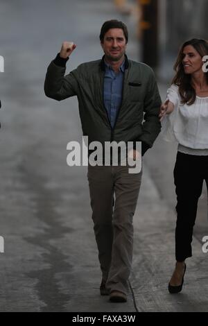 The Ridiculous 6 cast seen arriving at the ABC studios for Jimmy Kimmel Live!  Featuring: Luke Wilson Where: Los Angeles, California, United States When: 30 Nov 2015 Stock Photo