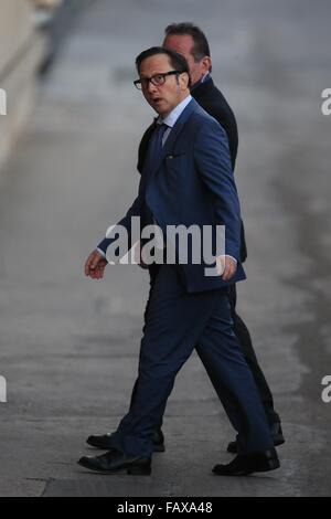 The Ridiculous 6 cast seen arriving at the ABC studios for Jimmy Kimmel Live!  Featuring: Rob Schneider Where: Los Angeles, California, United States When: 30 Nov 2015 Stock Photo