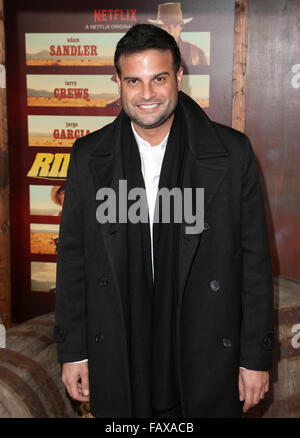 Premiere Of Netflix's 'The Ridiculous 6'  Featuring: Chris Titone Where: Universal City, California, United States When: 01 Dec 2015 Stock Photo