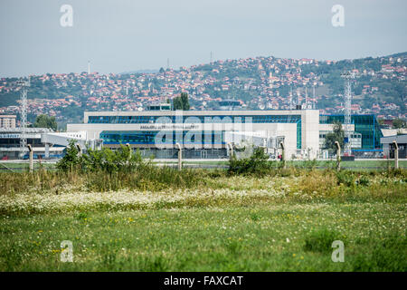 Sarajevo International Airport also called Butmir Airport in Sarajevo, capital of Bosnia and Herzegovina Stock Photo