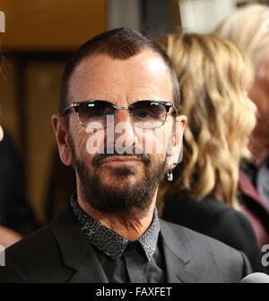 Ringo Starr and Barbara Bach Julien's Auctions event at Julien's Auctions Gallery - Arrivals  Featuring: Ringo Starr Where: Los Angeles, California, United States When: 01 Dec 2015 Stock Photo