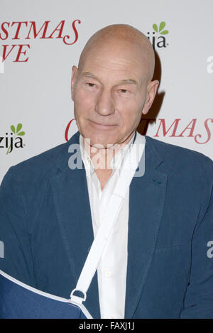 Premiere of 'Christmas Eve' at ArcLight Hollywood - Arrivals  Featuring: Patrick Stewart Where: Los Angeles, California, United States When: 02 Dec 2015 Stock Photo