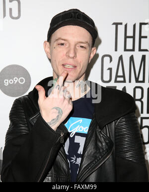 Celebrities attend The Game Awards 2015 at Microsoft Theater.  Featuring: deadmau5 Where: Los Angeles, California, United States When: 03 Dec 2015 Stock Photo