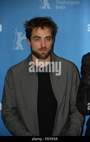 Berlin, Germany, February 9th, 2015: Robert Pattinson attends at photocall during 65th Berlinale Stock Photo
