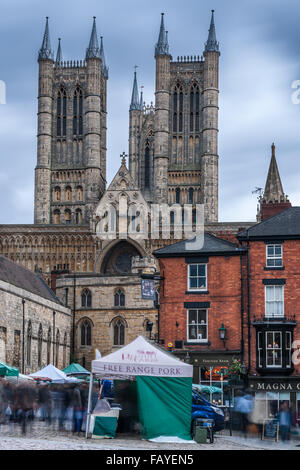 Lincoln Cathedral Stock Photo