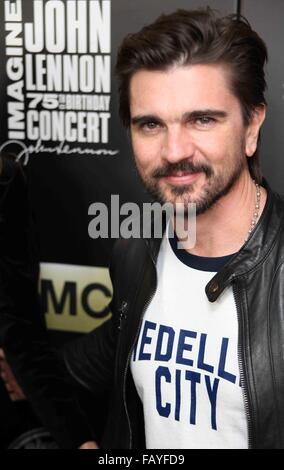 Imagine John Lennon 75th Birthday Concert at Madison Square Garden  Featuring: Juanes Where: New York, United States When: 05 Dec 2015 Stock Photo