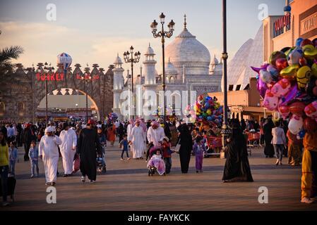 Global Village Dubailand, Dubai, UAE claimed to be the world's largest tourism, leisure and entertainment project. Stock Photo