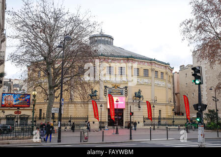 The Cirque d'Hiver, Winter Circus, building, theatre, circus, Paris, France. Stock Photo