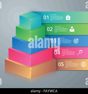 Vector illustration infographics pyramid Stock Vector Image & Art - Alamy