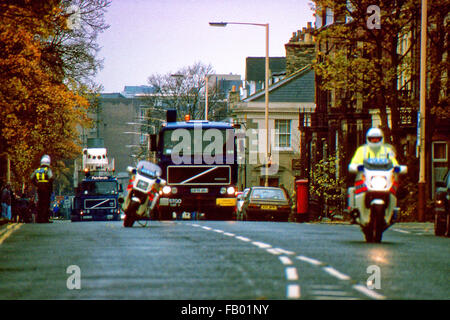 Parsons Turbinia move to Discovery Museum 1995 Stock Photo