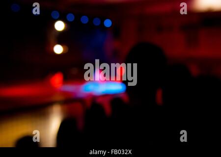 Audience at a show. Stock Photo