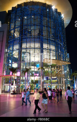Siam Paragon shopping mall center, Bangkok Thailand. Siam Paragon upmarket shopping mall Pathumwan district in central Bangkok Thailand Stock Photo