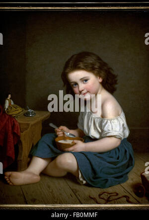 Amalia Lindegren (1814-1891). Swedish painter. Breakfast, 1866. National Museum. Stockholm. Sweden. Stock Photo