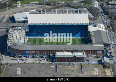 An aerial view of Elland Road, home of Leeds United FC Stock Photo