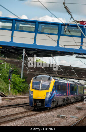 First Hull Trains class 180 Adelante passenger train. Stock Photo