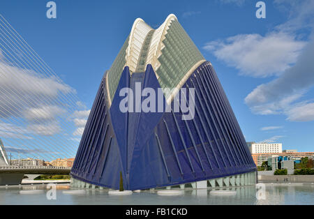 L'Agora, multipurpose building, Ciudad de las Artes y de las Ciencias, City of Arts and Sciences, Valencia, Spain Stock Photo