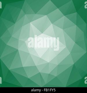 Abstract polygonal vector background in green color Stock Vector
