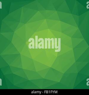 Abstract polygonal vector background in green color Stock Vector