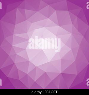 Abstract polygonal vector background in purple color Stock Vector