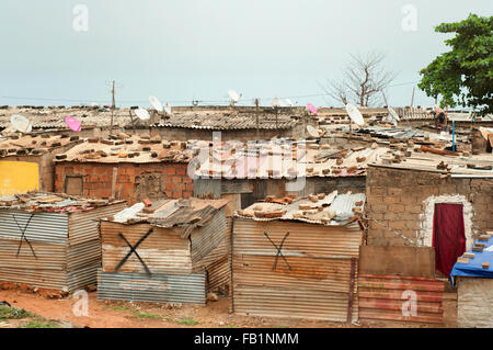 The outskirt of Luanda, Angola Stock Photo