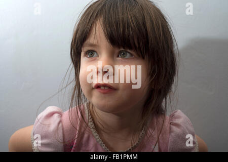 3-year old girl Stock Photo