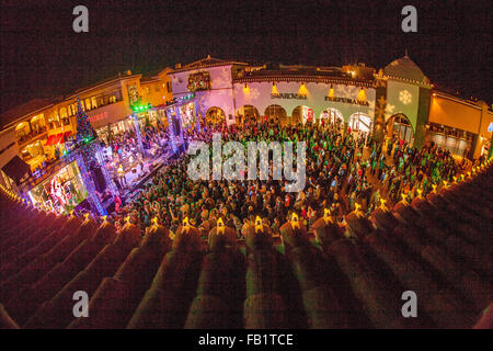 Large Outdoor Mall Christmas Tree Stock Photo - Alamy