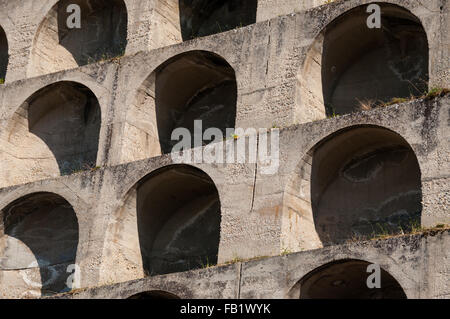 Close up of archway pattern in stone Stock Photo