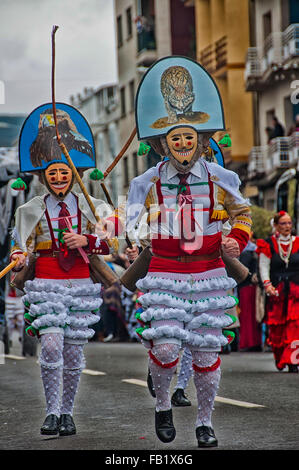 Carnival Verin in Galicia Spain one of the most ancient in the world Stock Photo