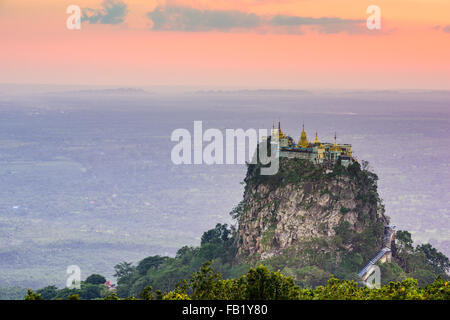 Mt. Popa, Mandalay Division Myanmar. Stock Photo