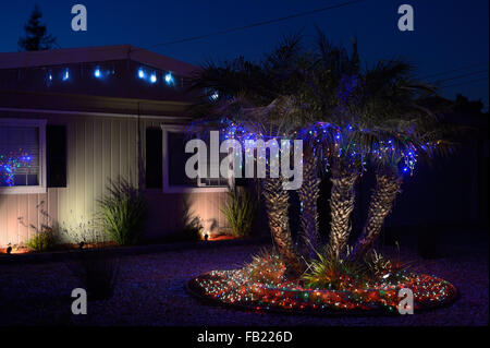 X-mas and year end celebrations, San Jose CA Stock Photo