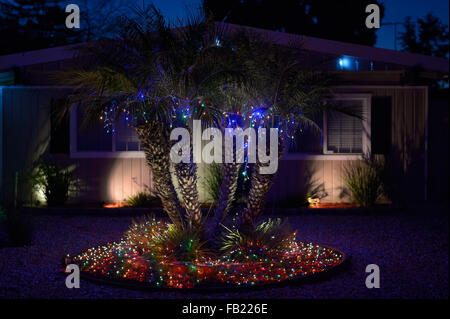 X-mas and year end celebrations, San Jose CA Stock Photo