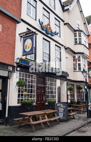 Around Bristol city center The Famous royal Navy volunteer Pub Stock Photo