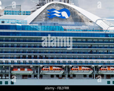 Caribbean Princess a modified Grand Class cruise ship owned by Princess ...