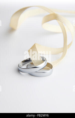 stock image of the rings and ribbon Stock Photo - Alamy
