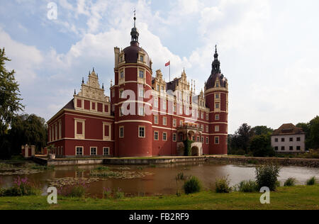 Bad Muskau, Neues Schloß Stock Photo