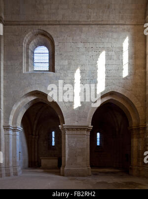 Silvacane, Zisterzienserkloster Abbaye de Silvacane Stock Photo