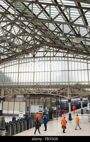 Aberdeen Railway Station - Aberdeen, Scotland. Stock Photo