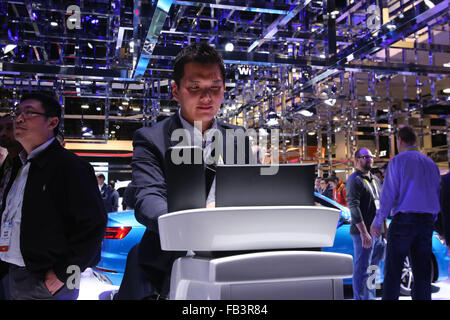 Las Vegas, Nevada, USA. 6th Jan, 2016. An estimated 165,000 industry professionals descended on Las Vegas, Nevada the week of January 6-9, 2016 for the Consumer Electronics Show. © Craig Durling/ZUMA Wire/Alamy Live News