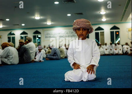 Islamic wedding in a mosque, Muscat, Oman Stock Photo