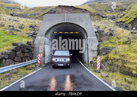 Narrow tunnel Stock Photo