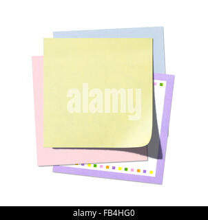 Stack of Sticky Notes With Copy Space Stock Photo