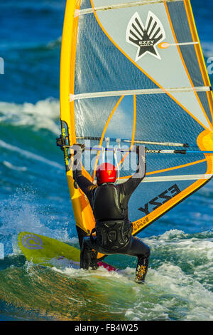 windsurfing, Vancouver Island Stock Photo